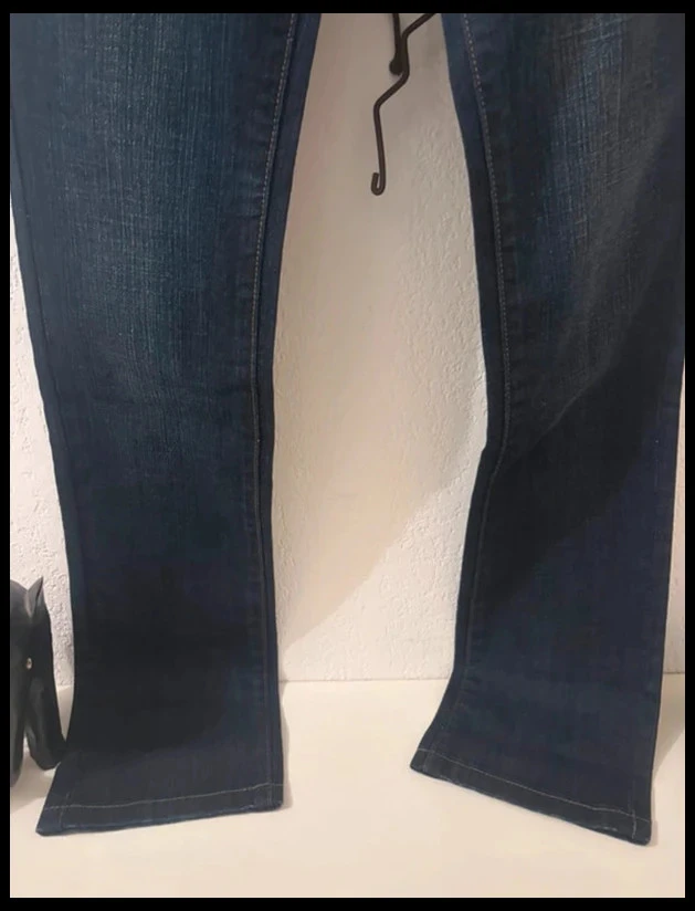 Calça jeans SMF Bootcut Nova com Etiqueta - Sequins & Denim Bruto - Tamanho 27 (36) – photo 3